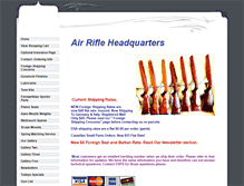 Tablet Screenshot of airrifleheadquarters.com